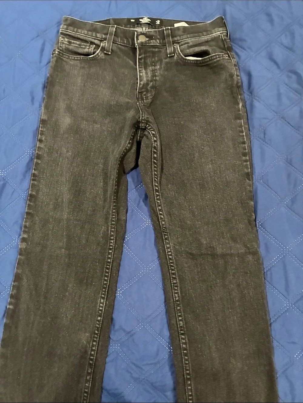 Hollister Dark Gray Slim Straight Jeans